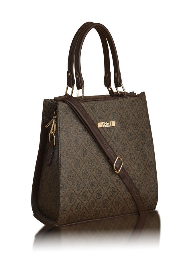 Fargo Stylish Handbag for Women Ladies purse for women & girls | Hand Bags for Women Stylish (Brown) - Image 1